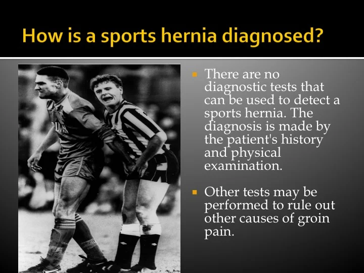 sports hernia